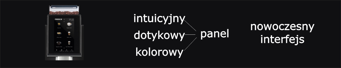 Kolorowy dotykowy wyswietlacz Fresco P2