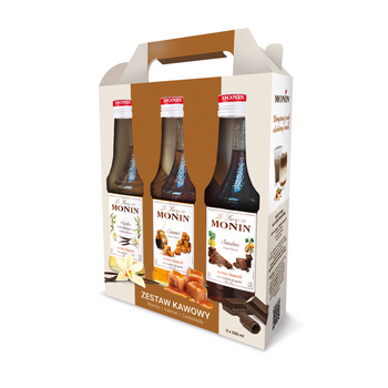 Syropy MONIN Kawa Zestaw - Coffee Set 3x250ml