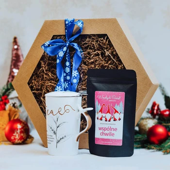 Zestaw Świąteczny Kubek z Herbatą Wspólne Chwile