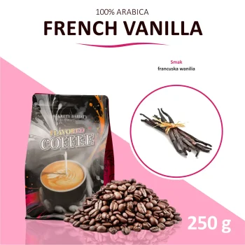 Kawa Smakowa French Vanilia Ziarnista 250g