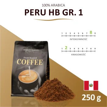 Kawa Peru HB Gr. 1 Mielona 250g