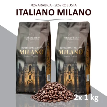 Zestaw kawowy Espresso Italiano Blend Milano 2 x 1kg