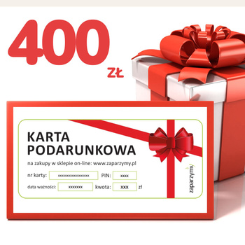 Karta Podarunkowa 400 zł - Wersja Online