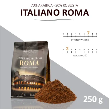 Kawa Espresso Italiano Blend Roma 70/30 Mielona 250g