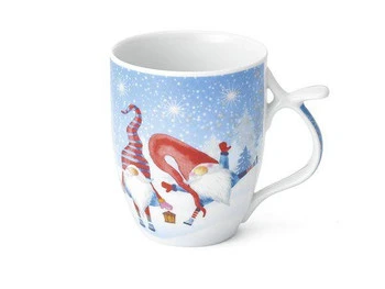 Świąteczny Kubek Świąteczne Krasnale 350ml