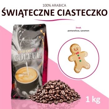 Kawa Smakowa Świąteczne Ciastko Ziarnista 1 kg