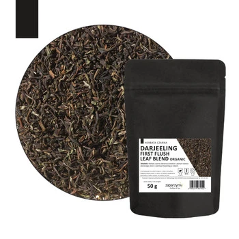Herbata Czarna Darjeeling First Flush Leaf Blend Organic 50g