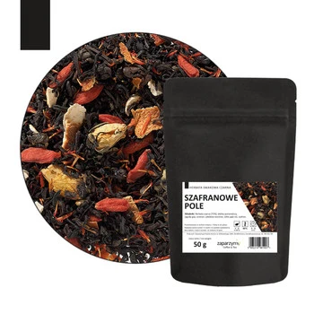 Herbata Czarna Smakowa Szafranowe Pole 50g