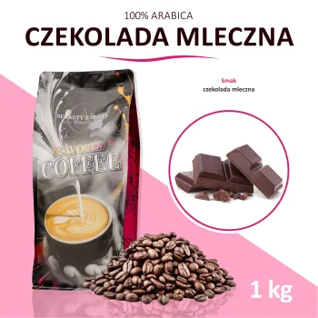 Kawa Smakowa Czekolada Mleczna Ziarnista 1kg