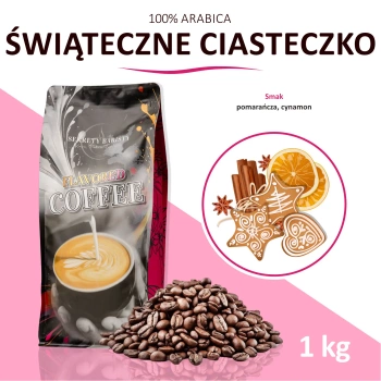 Kawa Smakowa Świąteczne Ciastko Ziarnista 1 kg