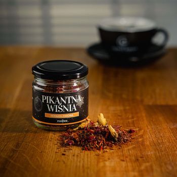 Pikantna Wiśnia zimowa herbatka rooibos z dodatkami 40g