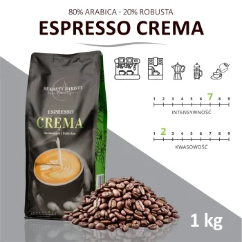 Kawa Espresso Crema ziarnista 1kg