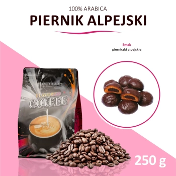 Kawa Smakowa Piernik Alpejski Ziarnista 250g