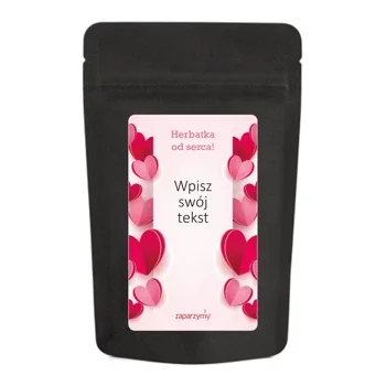 Herbata Dla Niej, Dla Niego Personalizowana Twoim Tekstem - 50g