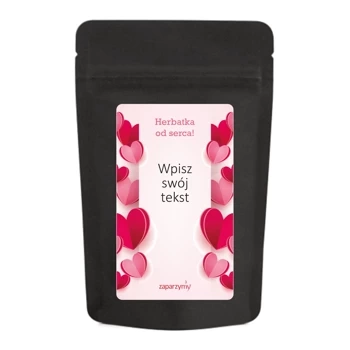 Herbata Dla Niej, Dla Niego Personalizowana Twoim Tekstem - 100g