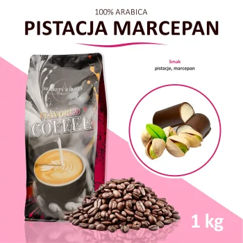 Kawa Pistacja - Marcepan Ziarnista 1kg