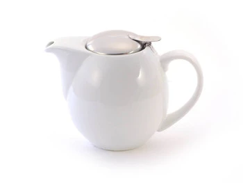 Czajnik SAARA Porcelanowy Biały Błyszczący 0,9 l