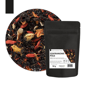 Herbata Czarna Smakowa Szafranowe Pole 50g