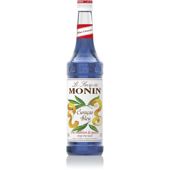 Syrop MONIN Skórka Zielonej Pomarańczy - Blue Curacao 0,7l