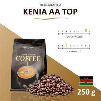 Kawa Kenia AA TOP Ziarnista 250g