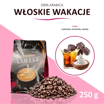 Kawa Smakowa Włoskie Wakacje Ziarnista 250g