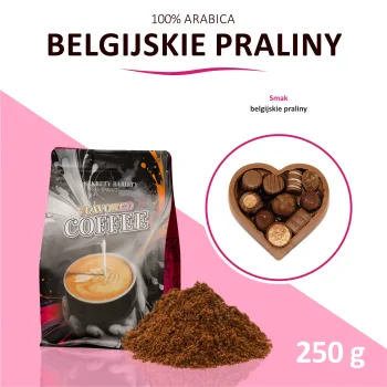 Kawa Smakowa Belgijskie Praliny Mielona 250g