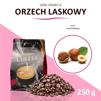 Kawa Smakowa Orzech Laskowy Ziarnista 250g