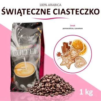 Kawa Smakowa Świąteczne Ciastko Ziarnista 1 kg