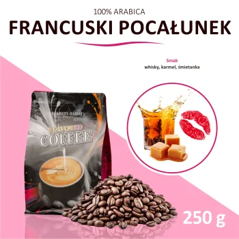 Kawa Smakowa Francuski Pocałunek Ziarnista 250g