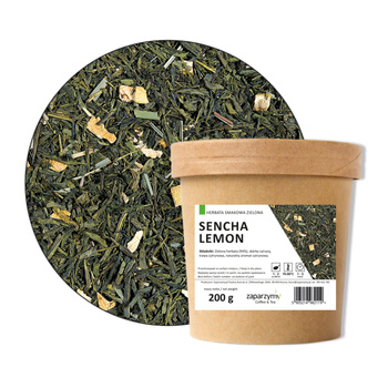 Herbata Zielona Sencha Lemon Smakowa 200g