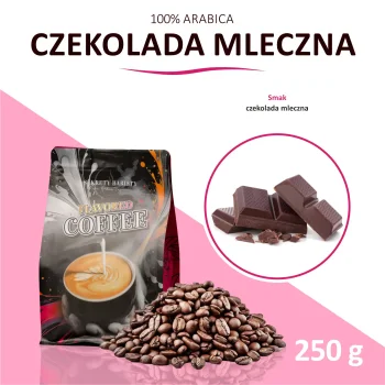 Kawa Smakowa Czekolada Mleczna Ziarnista 250g