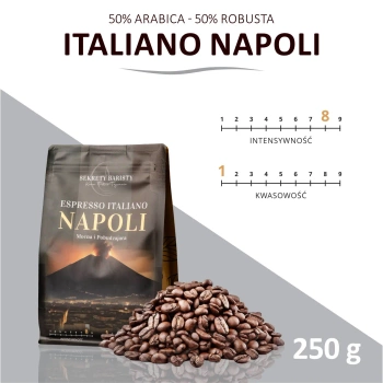 Kawa Espresso Italiano Blend Napoli 50/50 Ziarnista 250g