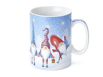 Świąteczny MEGA Kubek Świąteczne Krasnale 500ml