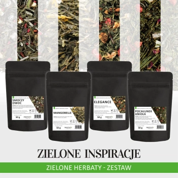 Zielone Inspiracje - zestaw herbat zielonych z dodatkami 4x50g