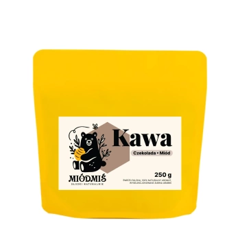 Kawa Miódmiś Smakowa z Naturalnym Aromatem Czekolady i Miodu 250g.