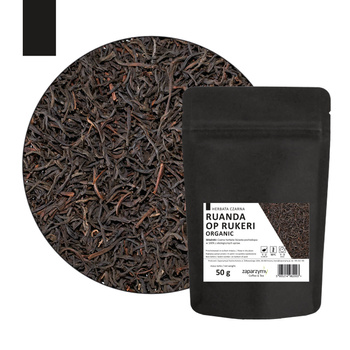Herbata Czarna Ruanda FOP Rukeri Organic 50g