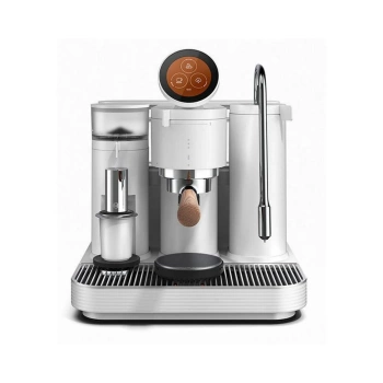 Meraki Espresso Machine White – profesjonalny ekspres kolbowy do domu z młynkiem i systemem PID