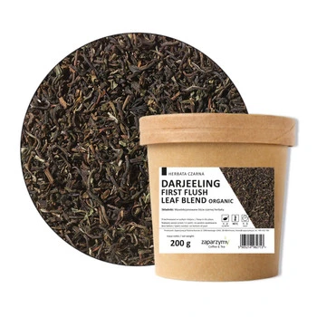 Herbata Czarna Darjeeling First Flush Leaf Blend Organic 200g