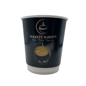 Kubek papierowy jednorazowy BIO 200ml - Sekrety Baristy - 25szt